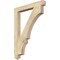 Ekena Millwork Balboa Arts & Crafts Rough Sawn Bracket, Douglas Fir, 4"W x 34"D x 46"H BKT04X34X46BOA03RDF - alternate 1